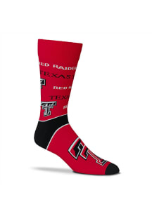 Texas Tech Red Raiders End to End Big Logo Mens Dress Socks