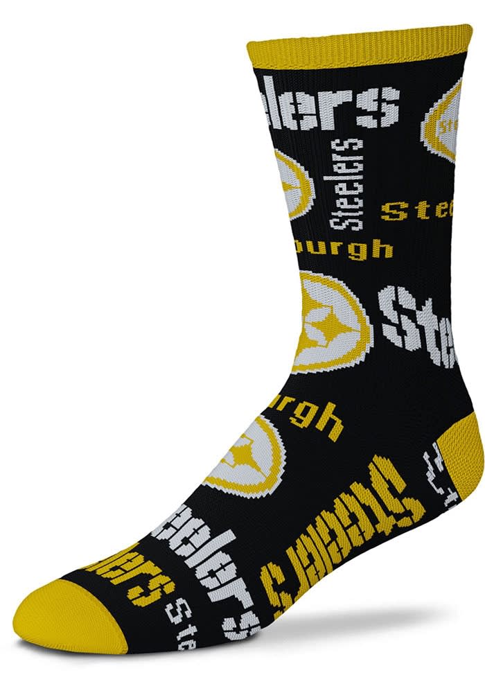 JuJu Smith-Schuster Pittsburgh Steelers White Crew Sock