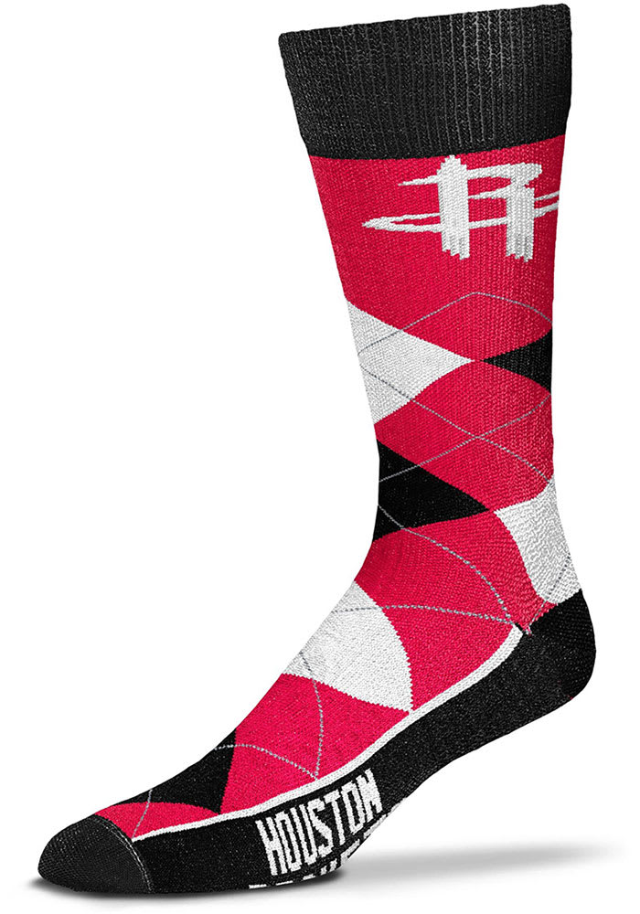 Houston Rockets Argyle Lineup Mens Argyle Socks