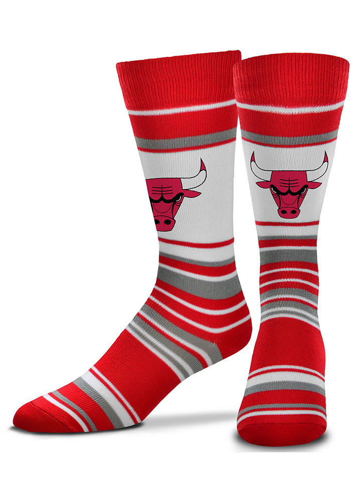 Chicago Bulls Mas Stripe Mens Dress Socks