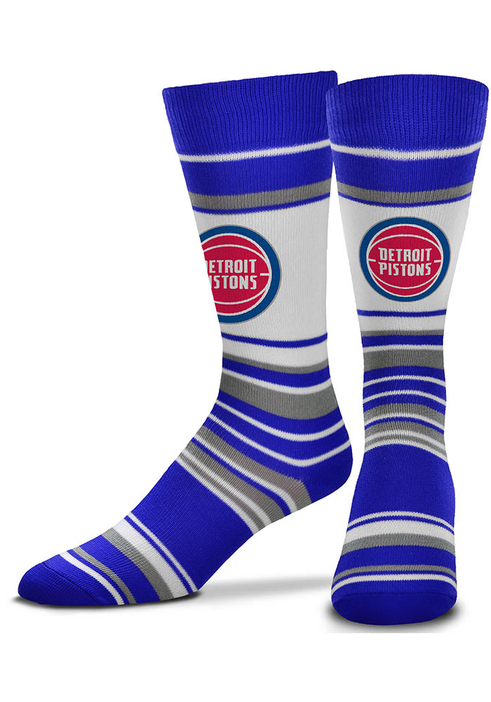 Detroit Pistons Mas Stripe Mens Dress Socks