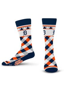 Detroit Tigers Diamond Stripe Mens Argyle Socks