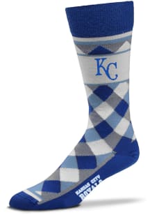 Kansas City Royals Diamond Stripe Mens Argyle Socks
