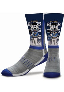 St Louis Blues Mascot Mens Crew Socks