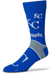 Kansas City Royals End to End Mens Dress Socks