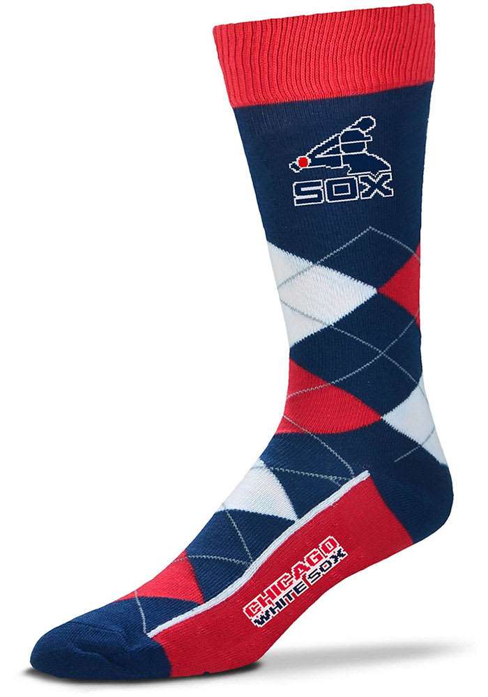 Chicago White Sox Line Up Mens Argyle Socks