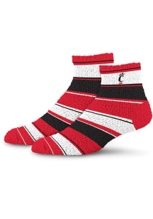 Cincinnati Bearcats Skip Stripe Womens Quarter Socks