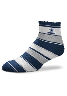 Dallas Cowboys Skip Stripe Womens Quarter Socks