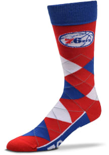 Philadelphia 76ers Argyle Lineup Mens Argyle Socks