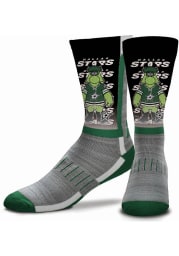 Dallas Stars Green Mascot Youth Crew Socks