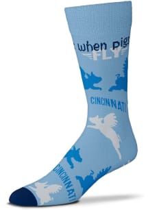 Cincinnati When  Pigs Fly Mens Dress Socks