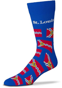 St Louis Flag All Over Mens Dress Socks