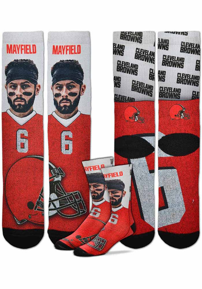 Baker Mayfield Cleveland Browns Champ Mens Crew Socks