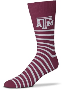 Texas A&amp;M Aggies Thin Stripes Mens Dress Socks