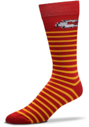 Kansas City Chiefs Thin Stripes Custom Mens Dress Socks