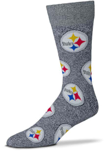 Pittsburgh Steelers Logo All Over Mens Dress Socks
