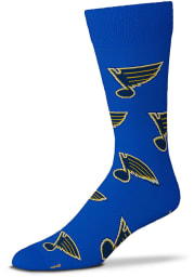 St Louis Blues All Over Mens Dress Socks