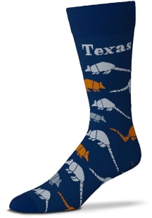 Texas All Over Armadillo Mens Dress Socks
