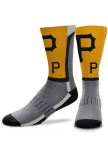Pittsburgh Pirates Black Zoom Youth Crew Socks