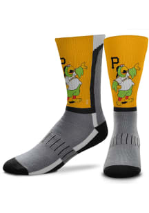 Pittsburgh Pirates Black Mascot Snoop Youth Crew Socks