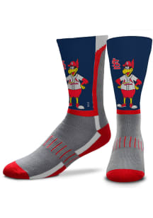 St Louis Cardinals Red Mascot Snoop Youth Crew Socks