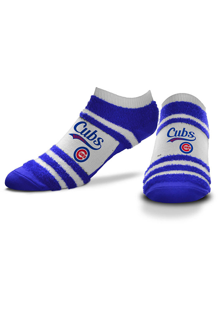 Chicago Cubs DST Block Stripe Womens No Show Socks
