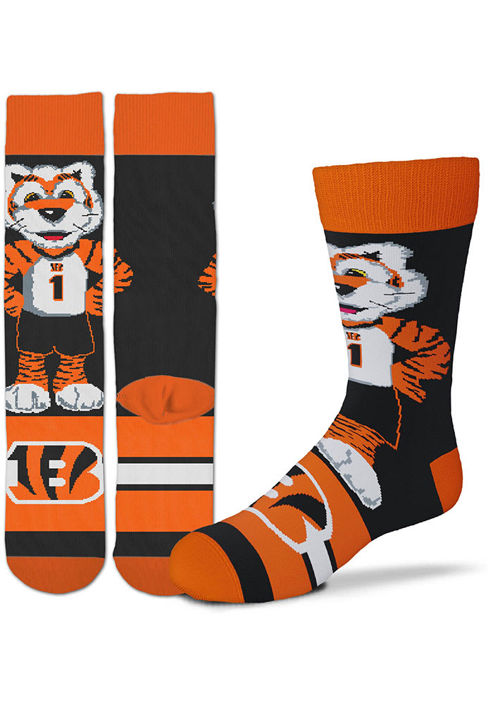 Cincinnati Bengals Orange Madness Youth Crew Socks