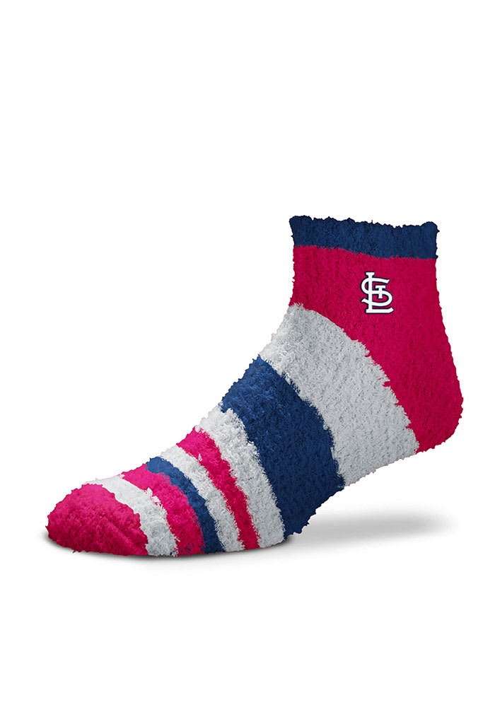 For Bare Feet Women's St. Louis Cardinals Rainbow Sleep Quarter Socks