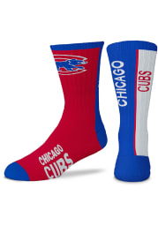 Chicago Cubs Blue Bar Stripe Youth Crew Socks