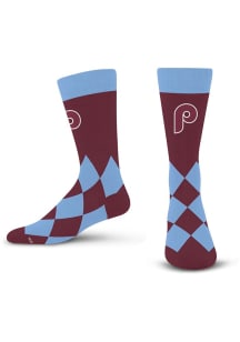 Philadelphia Phillies Big Diamond Mens Dress Socks