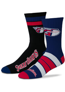 Cleveland Guardians Duo 2 Pack Mens Crew Socks