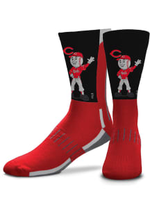 Cincinnati Reds Mascot Snoop Mens Crew Socks