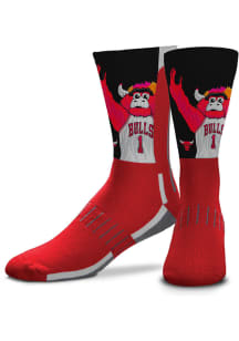 Chicago Bulls Mascot Snoop Mens Crew Socks