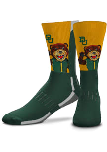 Baylor Bears Mascot Snoop Mens Crew Socks
