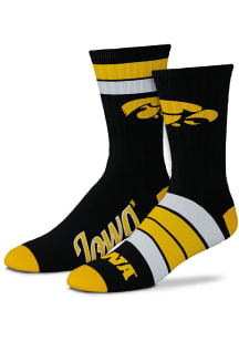 Iowa Hawkeyes Duo 2 Pack Mens Crew Socks