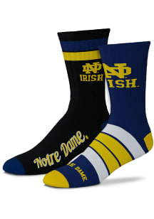 Notre Dame Fighting Irish Duo 2 Pack Mens Crew Socks