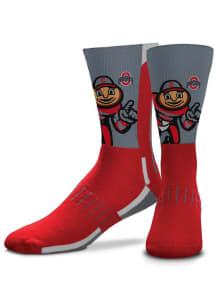 Ohio State Buckeyes Mascot Snoop Mens Crew Socks