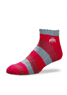 Ohio State Buckeyes Rainbow II Sleep Soft Womens Quarter Socks