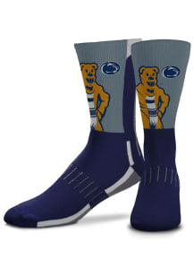 Penn State Nittany Lions Navy Blue Mascot Snoop Youth Crew Socks