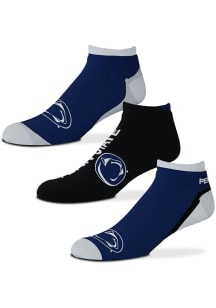 Penn State Nittany Lions Flash 3 Pack Mens No Show Socks