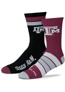 Texas A&amp;M Aggies Duo 2 Pack Mens Crew Socks