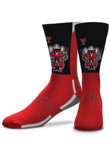 Texas Tech Red Raiders Red Mascot Snoop Youth Crew Socks