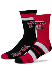 Texas Tech Red Raiders Duo 2 Pack Mens Crew Socks