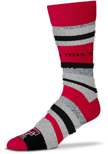 Texas Tech Red Raiders Mountain Stripe Sleep Soft Womens Quarter Socks