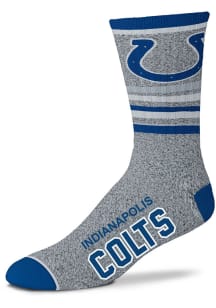 Indianapolis Colts 5 Star Marbled Mens Crew Socks
