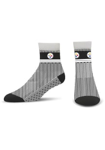 Pittsburgh Steelers Cozy Cabin Womens Quarter Socks