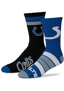 Indianapolis Colts Duo 2 Pack Mens Crew Socks