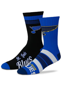 St Louis Blues Duo 2 Pack Mens Crew Socks