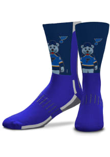 St Louis Blues Blue Mascot Snoop Youth Crew Socks