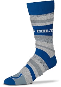 Indianapolis Colts Mountain Stripe Sleep Soft Womens Quarter Socks